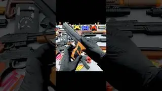 Bead Firing Pistol! 🔥 Realistic Toy Gun with Powerful Shots!