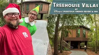 Disney&rsquo;s Treehouse Villas Staycation | Funny Christmas Party & Resort Tour | Walt Disney World