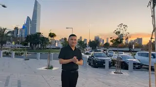 Kuwait Tower : Evening Views #kuwaitcity #kuwaittower