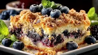 Unglaublich! Italienischer Blaubeerkuchen in nur 10 Minuten &ndash; den alle lieben 🫐❤️