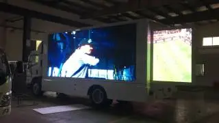 Mobile LED trucks with big led display