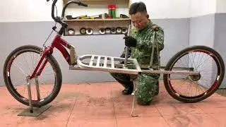  Invented the One-Legged Disabled Bicycle! It will surprise you. By HTN #foryou #india 🙏 