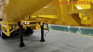 4axle Dry Bulk Cement Tank Trailers in production