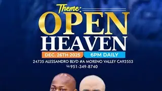 3 DAYS DRY OPEN HEAVEN
