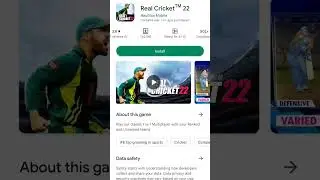 Real cricket TM 22# install game#@Shorts