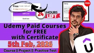 FREE Udemy Courses Ending in 4 Days! 30+ Premium Certificates (100% Off Coupon Codes) 2026