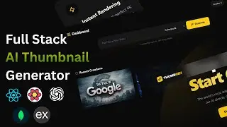 Build And Deploy AI Thumbnail Generator App Using React | MERN Stack + Open AI