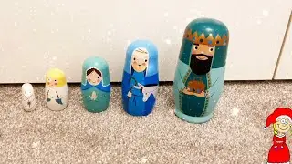 Christmas Matryoshka Story  | Jesus, Angel, Mary, Joseph and the Wise Man