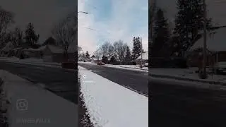 The sudden snow during April 2025 Ottawa Canada