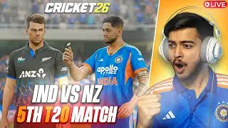 IND VS NZ 5TH T20 MATCH | KRRISH GAMING IS LIVE
