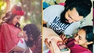 lasya son cutest photos#anchor lasya with husband &son#anchor lasya baby boy photos