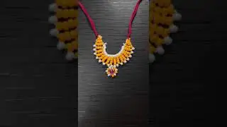 Hand Embroidery laddu gopal kanth mala
