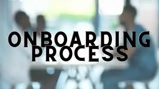 Onboarding Process at Global Service Resources