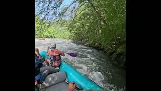 Middle Ocoee River Rafting at Broken Nose Rapid on July 4, 2025