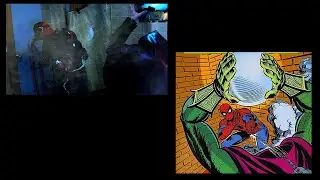 Spider-Man Watchmen Style Intro Side-by-Side with Comic Panels [4K]