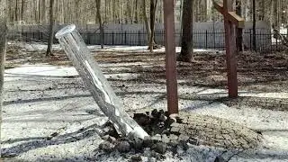 The attempted destruction of memorials to Stalinist and Nazi crimes