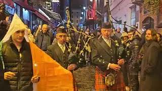 Dublin City Centre on New Year