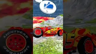 McQueen vs Hydraulic Crush #101 | BeamNG.Drive Gameplay #beamngdrive #experiments #mcqueen