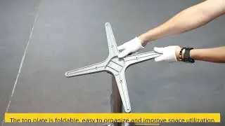 Space Revolution: Foldable Aluminum Table Base for Modern Living