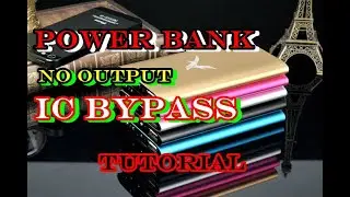 HOW TO REPAIR POWER BANK??NO OUTPUT???IC BYPASS///TUTORIAL