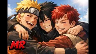 Rap do naruto,gaara & Sasuke (naruto) melhores amigos.