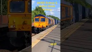 Embsay & Bolton Steam Railway with tones! At Lea Road 22/5/2025