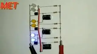 #shorts 🔥💡| 3 channel led chaser circuit | led Blinking Light