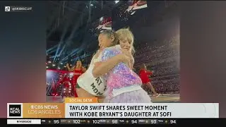 Taylor Swift shares sweet moment with Kobe Bryant's daughter