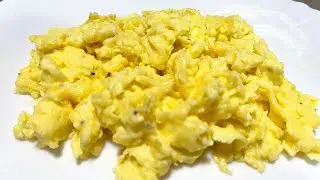 CARA MEMBUAT SCRAMBLED EGGS MUDAH DAN SEDAP!
