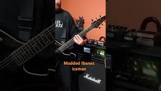 Poltergeist - Annihilation riffing on my modded iceman! Gotoh hardware and lundgren m6 pickups