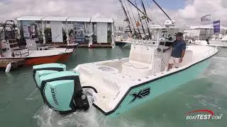 Shallow Sport 32 X3 (2018-) Test Video - By BoatTEST.com