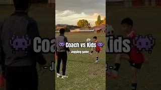 👾Coach vs Kids👾 Juggling game リフティング #football #soccer #juggling #jugglingballs #sydney #リフティング