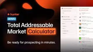 How to Calculate Your TAM for FREE (No Sales Navigator) | Hunter.io Tutorial