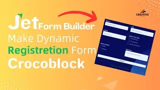 Registration Form With JetForm Builder Crocoblock || Full Bangla Tutorial 2023