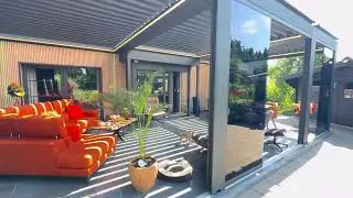 Magnifique pergola haute gamme sur mesure - @Pergoluxglobal 