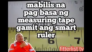 mabilis na pag basa ng measuring tape gamit ang smart ruler