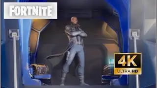 Nick Fury Skin Gameplay - Fortnite (4K 60fps)