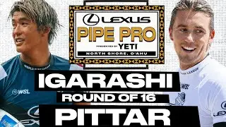 Kanoa Igarashi vs George Pittar | Lexus Pipe Pro presented by YETI 2025 - Round of 16