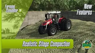 Compacting Silage in Farming Simulator 25 Looks Awesome!