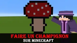 [TUTO] Comment faire un champignon en pixel art sur Minecraft 🍄