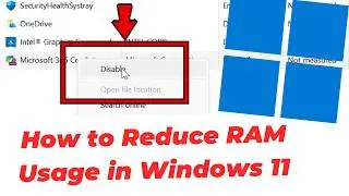 How to Reduce RAM Usage in Windows 11 (Free Up Memory)