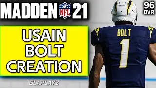 How to make / create Usain Bolt Madden 21 Olympic Gold Medal 100m Sprinter PS4 | Xbox 1 | PC