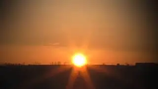 Закат. Фрагмент timelapse'а.