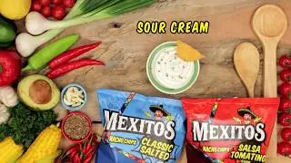 Mexitos Nacho Chips with Sour Cream Dip - Food Stylist Swati Desai