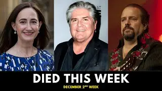 Celebrities Who Died This Week | December 2nd Week 2025