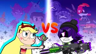 STAR BUTTERFLY VS UZI DOORMAN | Crossover Animation [ENDING A]