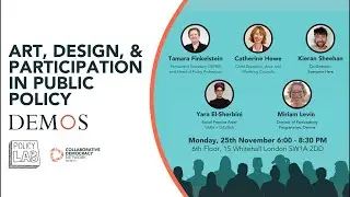 Art, Design and Participation in Public Policy