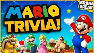 Mario Quiz For Kids | Brain Break | Mario Workout | Just Dance | GoNoodle