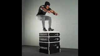 Wooden Anti Slip Stackable Plyo Boxes | Mirafit