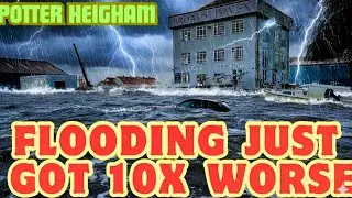 WORST FLOODING EVER! 🌊🌉 | Potter Heigham | Spring Tides & High Winds | Norfolk Broads | WFA Explore